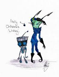 MERRY CHRISTMAS SPONGEBOBFAN! (Secret Santa) - Invader Zim FanCharacters  Fan Art (18270598) - Fanpop