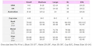 Intimateshine Size Chart