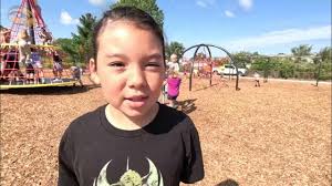 Students give us a look at the brand new Blue Star Elementary playground
