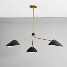 Buy west elm light rods led ceiling light, antique brass from our ceiling lighting range at john lewis & partners. West Elm S Curvilinear Mid Century Chandelier