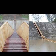 moses bridge the netherlands pedestrian bridge bridge design places