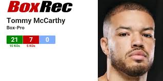 BoxRec: Tommy McCarthy