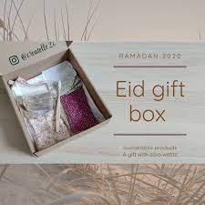 Design a gift box with features like hot stamping, magnetic closure and gold foil. Eco Friendly Eid Gift Box Thesustainabilist