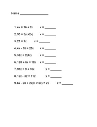 Basic algebra worksheets welcome to the math salamanders' basic algebra worksheets. Beginner Algebra Worksheet By Caliview School Curriculum Tpt