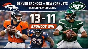 Denver Broncos vs New York Jets Match Player Stats - Brit Feed