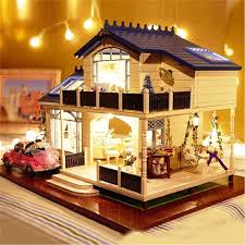 Diy Handcraft Miniature Project Dolls House My Provence Lavender Unbranded Modern Wooden Dollhouse Diy Dollhouse Wooden Dolls