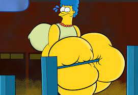 Marge Simpson is Stuck in a Turn Style by SinkCandyDarkWeb -- Fur Affinity  [dot] net