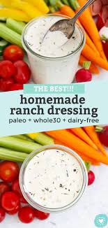 Line 2 baking sheets with parchment paper. The Best Paleo Ranch Dressing Dairy Free One Lovely Life