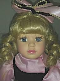 Victorian Bows Collection 1998 Holiday Edition Pink Dress 16" Melissa Jane  VD834