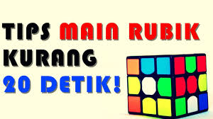 Rumus ini merupakan rumus dasar, beginner banget lah pokoknya,,dan sudah ditranslet oleh… Tips Cara Cepat Main Rubik 20 Detik Youtube