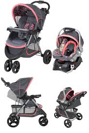 Baby Trend Nexton Travel System Coral Floral In 2020 Baby Trend Stroller Baby Trend Baby Car Seats