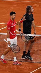 Monté au filet pour conclure, novak djokovic s'y reprend à deux fois pour conclure d'un smash hors de portée d'un stefanos tsitsipas dépité. Italian Open 2021 Novak Djokovic Vs Stefanos Tsitsipas Preview Head To Head Prediction