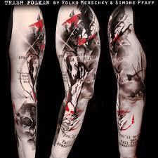 Buena Vista Tattoo Club On Instagram Trashpolka By Simone Pfaff Volko Merschky Trashpolka Buenavistatattoocl Trash Polka Trash Polka Tattoo Tattoo Trash