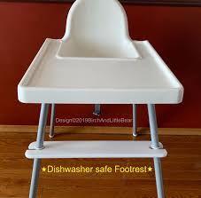 Dishwasher Safe Adjustable Highchair Footrest Ikea Antilop Etsy Ikea High Chair Antilop High Chair Foot Rest