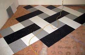 Paint It Yellow Vct In The Kitchen Works For Me Vct Tile Floor Patterns Retro Interior