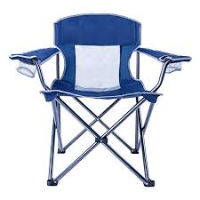 Lch Outdoor Camping Chair Oversized Support 300lbs Folding Padded Chair Mesh Back Heavy Duty Comfort With Two Cup Holde Camping Chair Chair Pads Camping Chairs