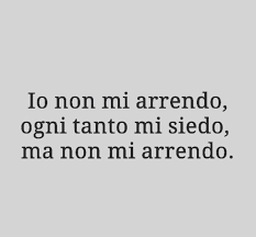 Ogni tanto mi siedo, ma non mi arrendo. Marco Santinelli Marcosantinell5 Twitter