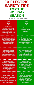 Consumers Energy Offers 10 Electric Safety Tips To Keep You And Your Family Safe During The Holiday Season Home Safety Tips Fire Safety Tips Safety Tips