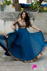 Starry Night Long Gown Dress Indian Gowns Dresses Long Dress Design