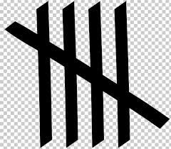 Tally Marks Chart Mathematics Number Png Clipart Angle