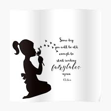 Not because they tell us that dragons exist, but because they tell us that dragons can be beaten. ―neil gaiman, coraline let us remember: Fairytale Quotes Posters Redbubble