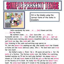 Present simple (indefinite) tense examples. What Is Simple Present Form