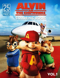 Check spelling or type a new query. Alvin And The Chipmunks Coloring Book Vol1 Funny Coloring Book With 25 Images Of Your Favorite Alvin And The Chipmunks Characters By Bbt Coloring Book