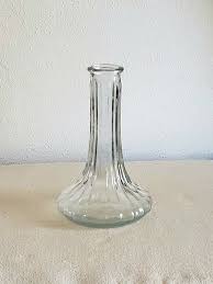 Vintage Brody Co 9289 Wide Base Clear Glass 6 Inch Bud Vase Etsy Bud Vases Clear Glass Vases Clear Glass