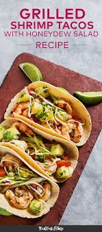 Grilled Shrimp Tacos Recipe Recipes Mexican Food Recipes Tacos
