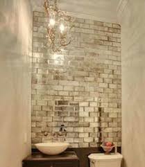 Small Baths With Big Impact Antique Mirror Tiles Bathroom Glass Wall Mirror Tiles Bathroom