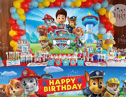 Paw Patrol Birthday Aaron S 4th Birthday Paw Ty Catch My Party Paw Patrol Decorations Paw Patrol Party Decorations Paw Patrol Birthday