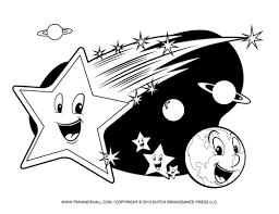 Coloring page star wars on kids n fun. Shooting Star Coloring Page 500w Tim S Printables