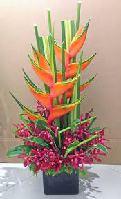 Cover Picture Arrangement Of Heliconia Flowers Google Search Tropical Floral Arrangements Flower Arrangements Simple Floral Art Arrangements