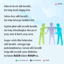 Saat ayah dan ibu tidak mengerti, saudara pasti mengerti. 6. Adik Beradik Inspirasi Tips Kesehatan Facebook