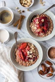 Schoko Haselnuss Porridge Heavenlynn Healthy Rezept In 2020 Lebensmittel Essen Porridge Rezepte