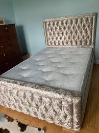 second hand beds bedding buy and sell preloved bed crushed velvet double bed bedroom items