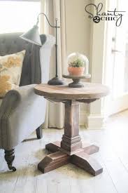 Diy Round Side Table Muebles Y Accesorios Decoracion Hogar Decoracion Rustica