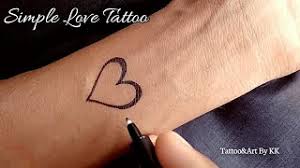 There are 18,720 videos about tattoo on vimeo, the home for high quality videos and the people who love them. Simple Love Tattoo Diy Temporary Love Tattoo Youtube