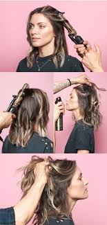 If you're not into wearing a protective glove, this. Style A Medium Length Haircut Like An L A It Girl With This Easy Tutorial Hair Curling Tutorial Medium L Short Hair Styles Hair Styles Curled Hairstyles