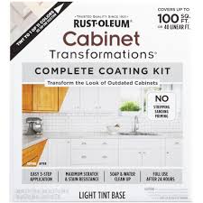 Rust Oleum Transformations Light Color Cabinet Kit 9 Piece 258109 The Home Depot Cabinet Transformations Rustoleum Countertop Kit