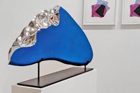 Sea Glass Bottle Fragment 1 High Chromium Stainless Steel 25 X 34 X 10 Inches 64 X 86 X 25 Cm 2012 Colored Aluminum Glass Fragments Stainless Steel Paint