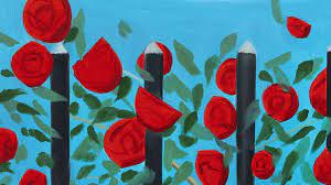 Sotheby S Exhibits Contemporary Art Featuring Flowers Architectural Digest
