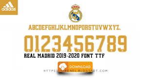 2019 kids real madrid kits home soccer jerseys new font 18 19 ronaldo black asensio bale ramos isco modric football shirt thailand quality. Download Font Jersey Real Madrid 2019 2020 Blog Sibonel