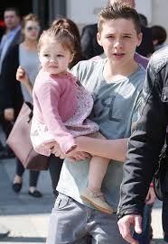 Brooklyn And Harper Beckham Brooklyn Beckham Harper Beckham David Beckham Family