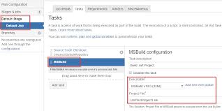 For example, to use the msbuildprojectfile property, you type $ (msbuildprojectfile). Adding Msbuild Task In Bamboo Free Software Tutorials