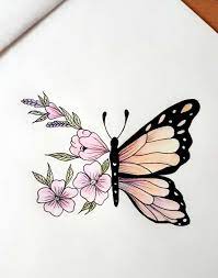 Pin By Jessica Melo On Zentangle Butterfly Sketch Butterfly Drawing Butterfly Tattoo
