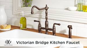 victorian bridge kitchen faucet by dxv