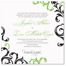 Black And Green Wedding Invitations Love This Invite Green Should Be Sage Green Though With Images Black Wedding Invitations Green Wedding Invitations Black Invitation