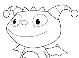 Henry Hugglemonster Disney Junior Print And Colour Monster Birthday Parties Disney Junior Henry Hugglemonster