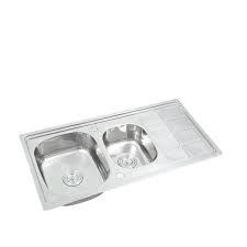 Using your measuring tape or a ruler, begin with the lip, or edge, that sits on the kitchen countertop. Lqs Stainless Steel Different Size Double Bowl Kitchen Pressed Kitchen Sink With Draining Board Buy Ss Kitchen Sink Uganda Kitchen Sink Fancy Kitchen Sink Product On Alibaba Com
